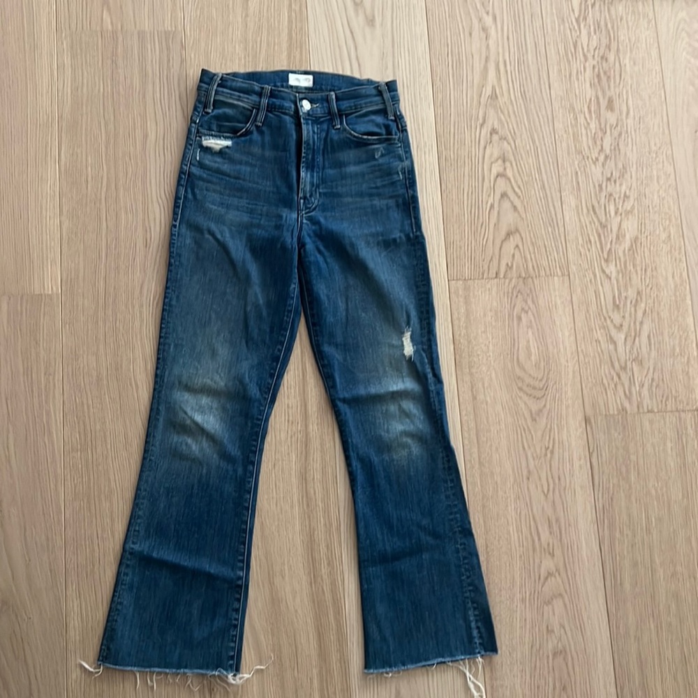 Mother high waist ankle jeans 25